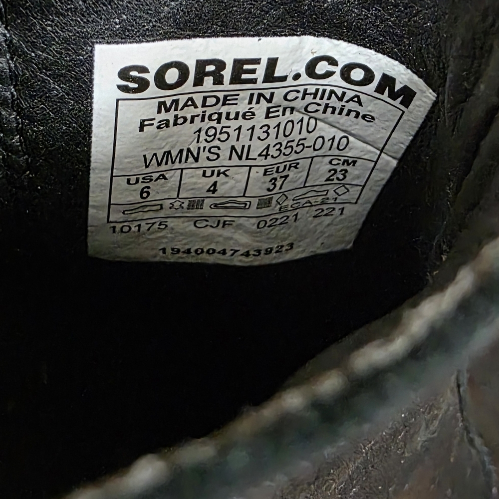Sorel Joan Of Arctic Wedge III Leather Boots - Picture 9 of 10